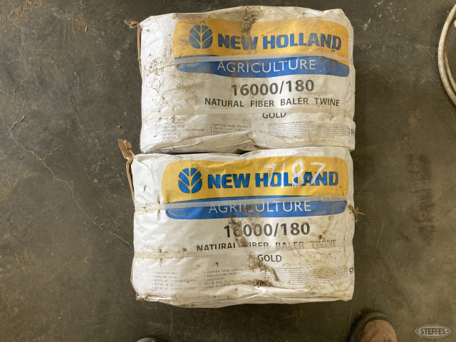 (2) New Holland fiber baler twine 16000/180
